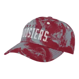 Youth Indiana Hoosiers Redzone Marbled Crimson Adjustable Hat