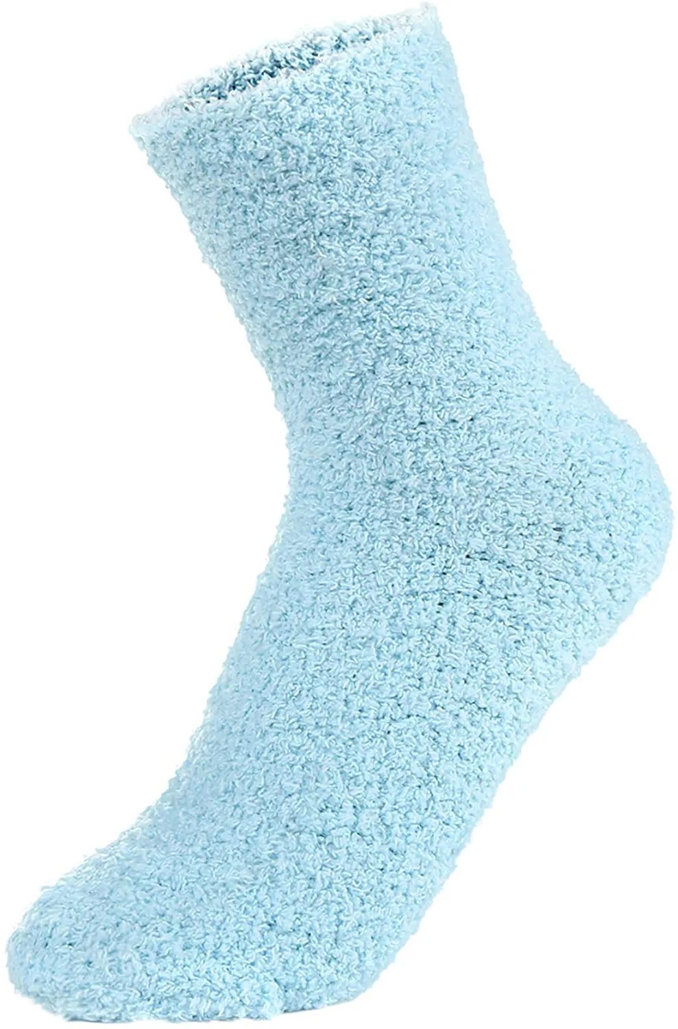 Zando Women Warm Super Soft Plush Slipper Sock Winter Fluffy Microfiber Crew Socks Casual Home Sleeping Fuzzy Cozy Sock