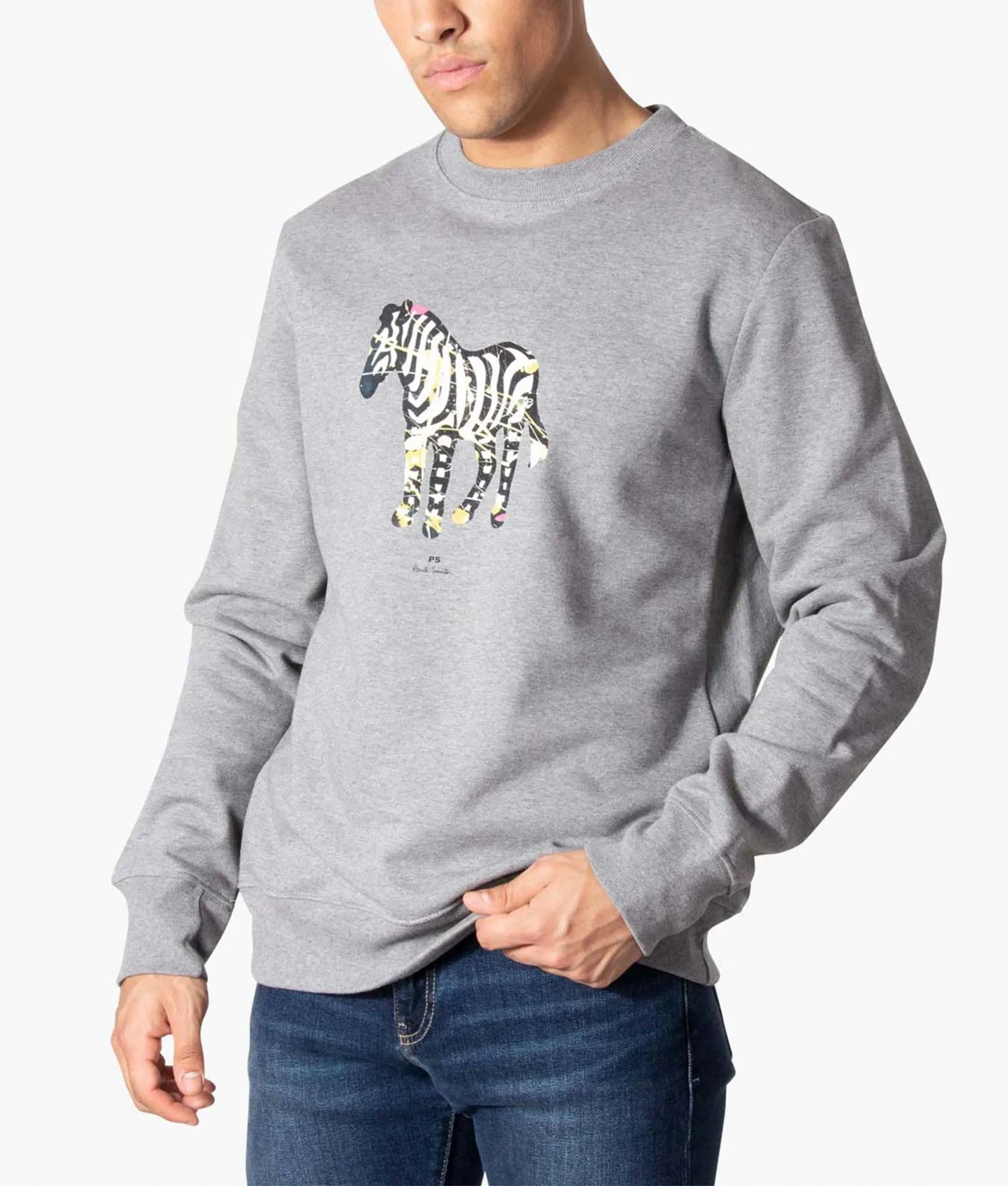 Zebra Print Sweatshirt