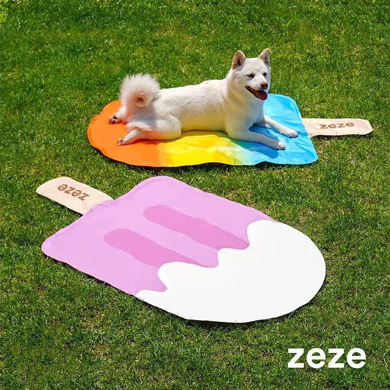 ZEZE Cooling Mat For Cats & Dogs (Strawberry Popsicle)