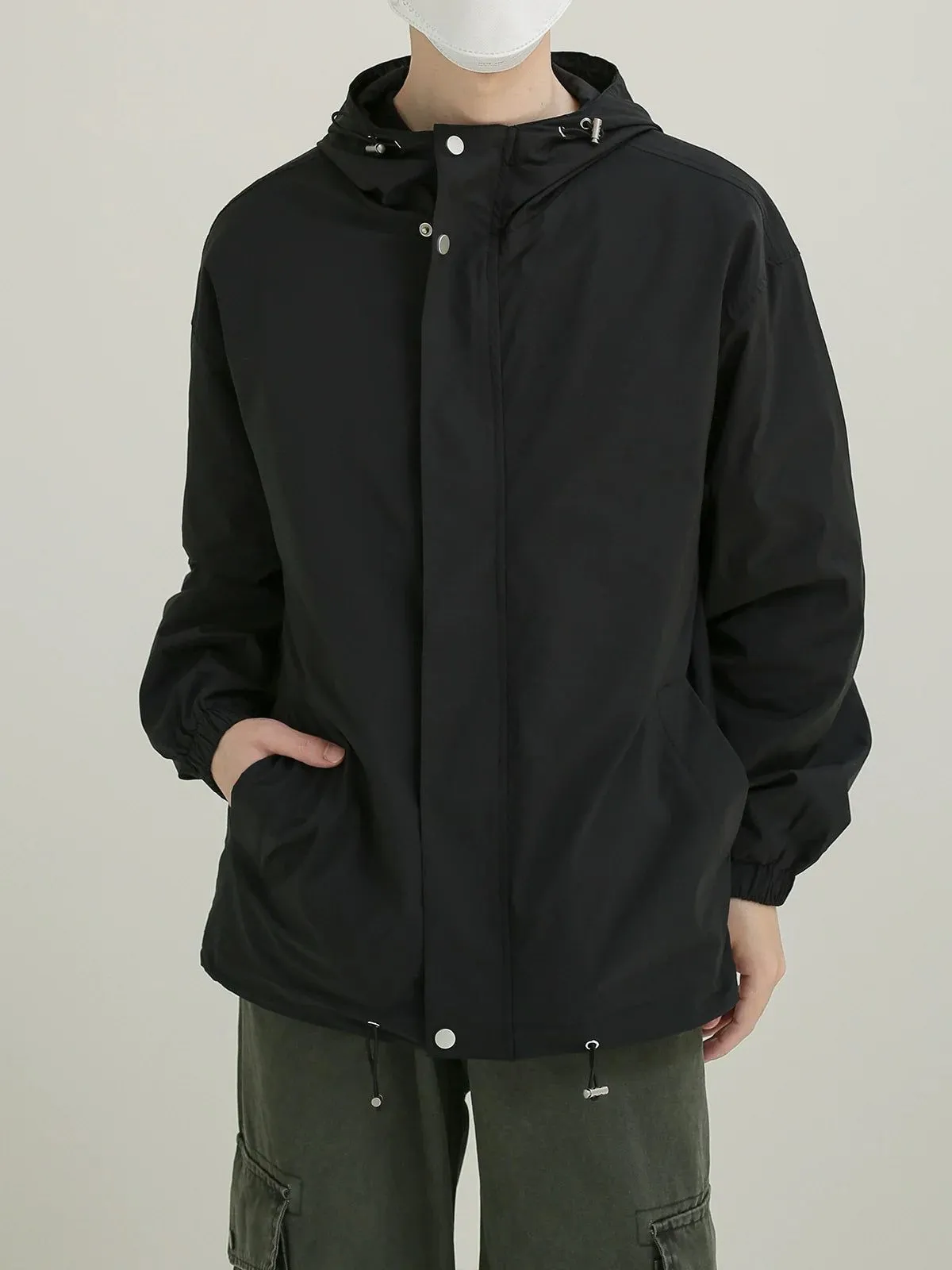 Zhou Spring Windbreaker Hooded Jacket