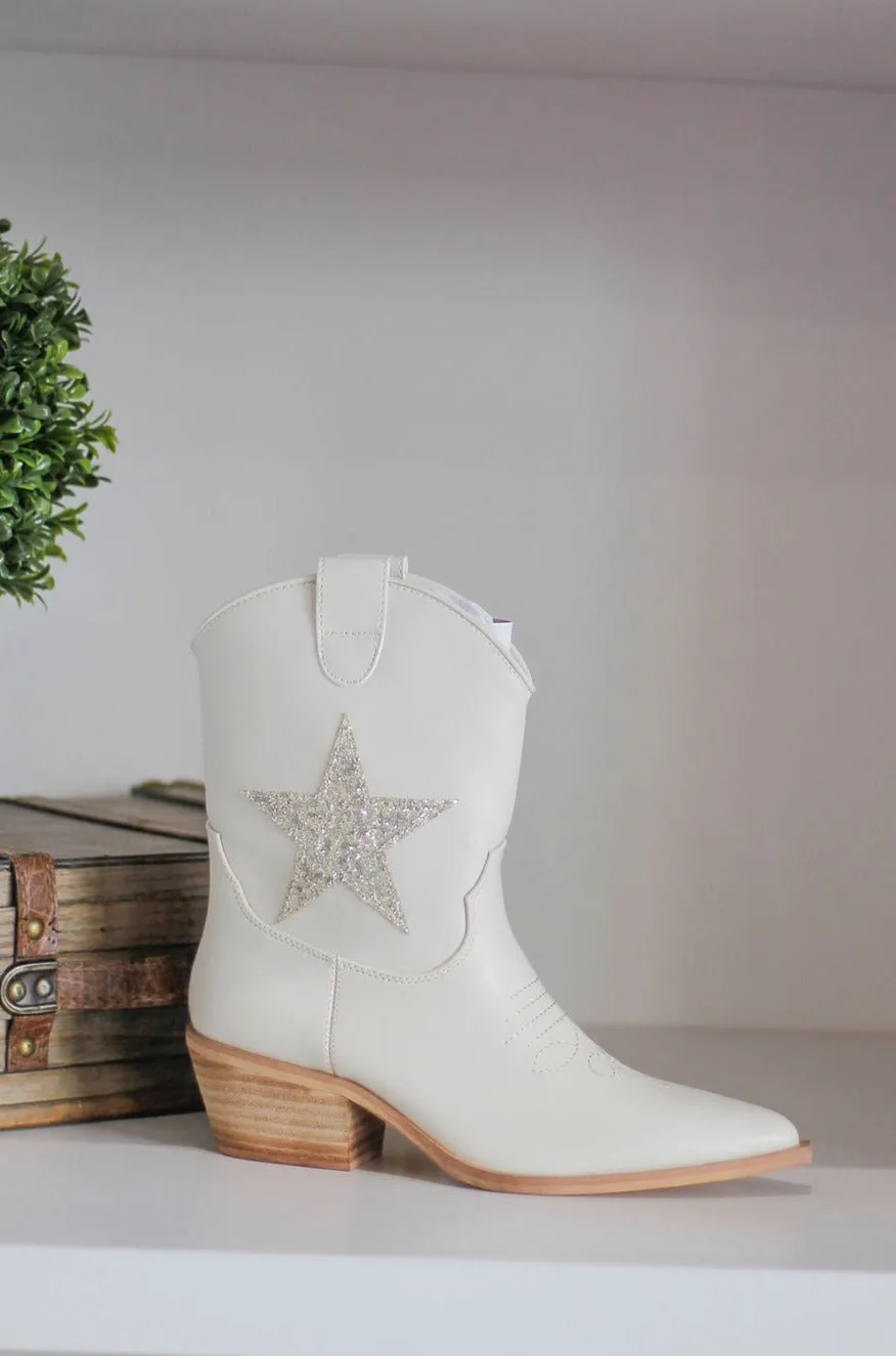 Zurich Pearl Shiny Star Cowboy Boot